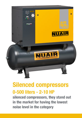 Silenced compressors